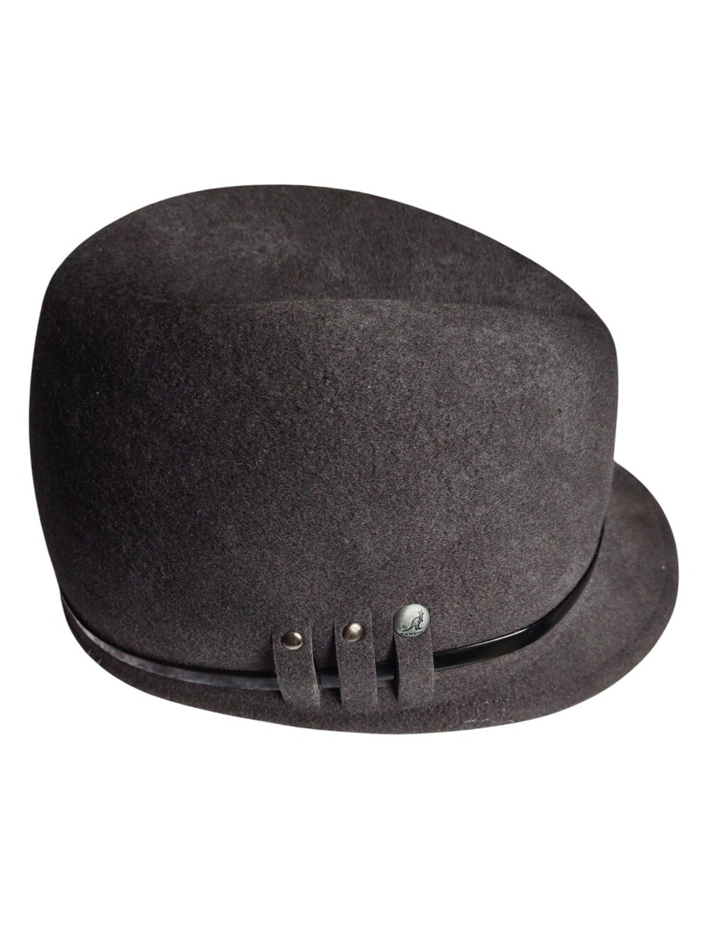 Kangol Large 100% Wool Military Colette Grey Hat